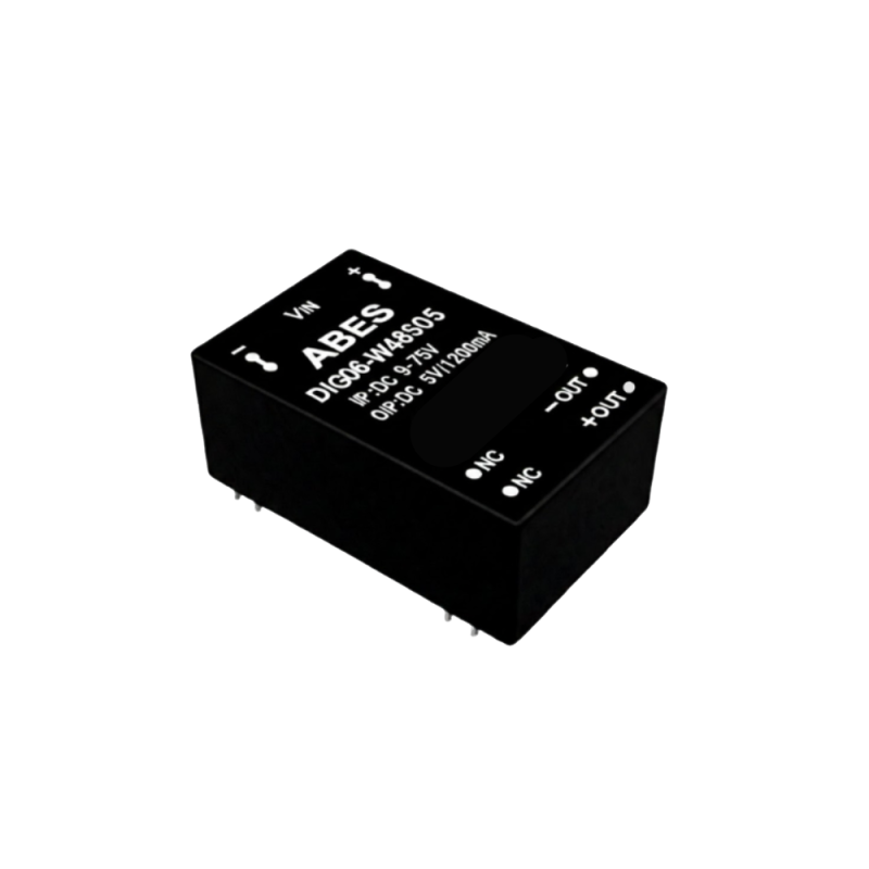 ABES DIG06 系列 6W 8:1 超寬輸入 DIP-24 封裝隔離式 DC-DC 電源轉換器